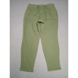 Judy Blue Olive Green High Rise Jogger Jeans 16W Relaxed Fit Denim